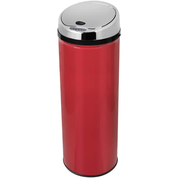 Morphy Richards 971521/MO Round Sensor Bin - Red - 50L