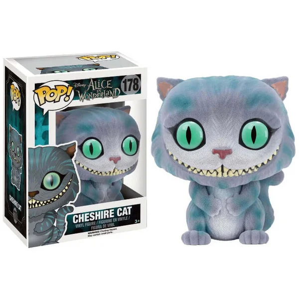 Alice In Wonderland Flocked Cheshire Cat Funko Pop! Figuur