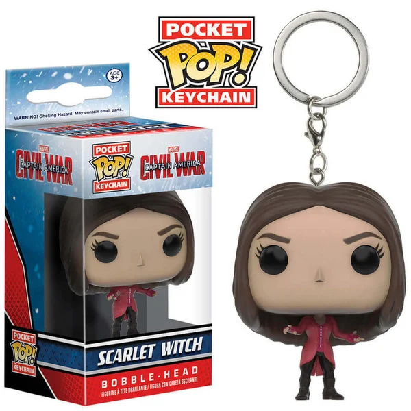 Captain America: Civil War Scarlet Witch Pop! Vinyl Figure Key Chain
