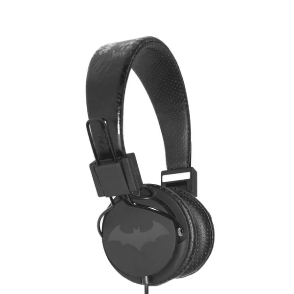 Batman The Dark Knight Folding On-Ear Headphones - Black Logo