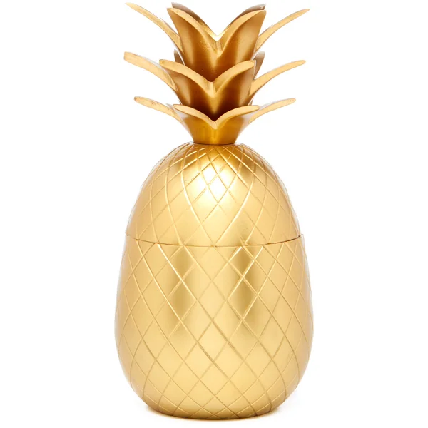 Pineapple Ice Bucket/Storage Pot - Matt Brass