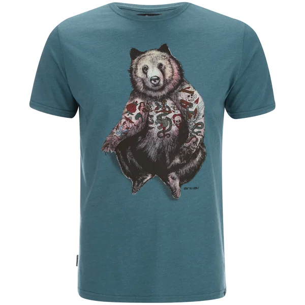 Animal Men's Hipster T-Shirt - Hydro Blue Marl
