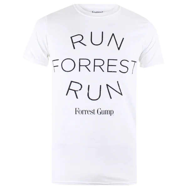 Forrest Gump Men's Run Forrest T-Shirt - White