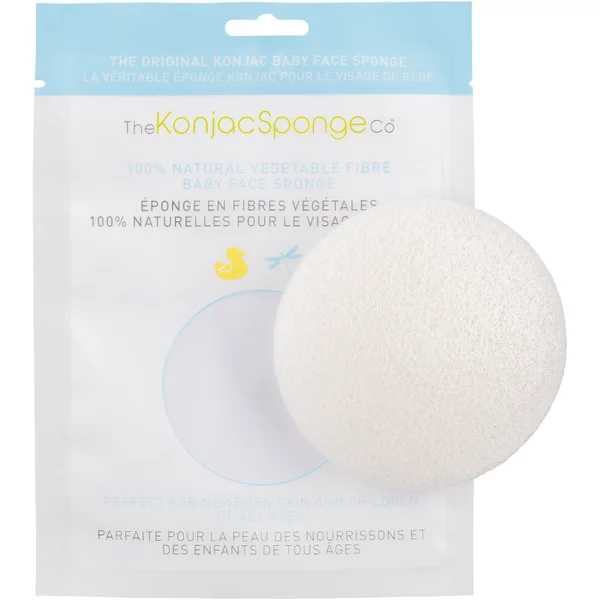 A Esponja de Rosto de Bebé da The Konjac Sponge Company