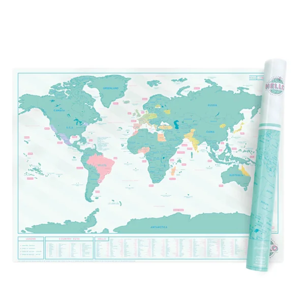 Scratch Map Hello