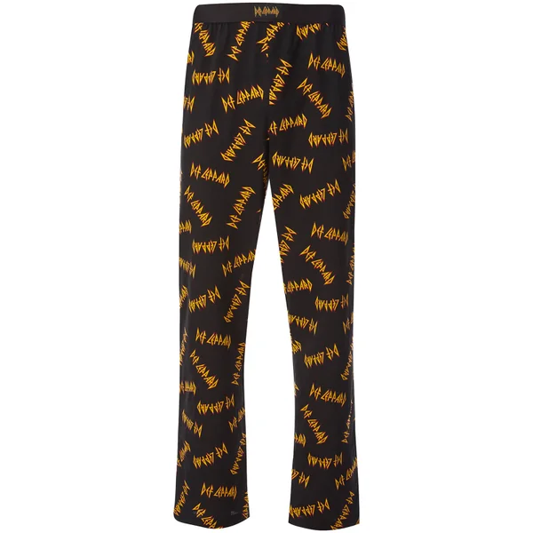 Def Leppard Men's Lounge Pants - Black