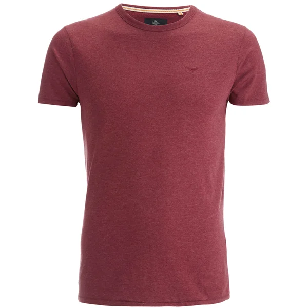 Threadbare Men's William T-Shirt - Burgundy Marl