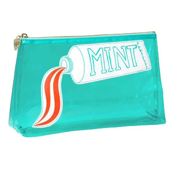 Tatty Devine Mint Wash Bag