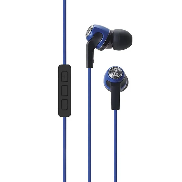 Audio-Technica Sonic Fuel Earphones with Mic - Blue