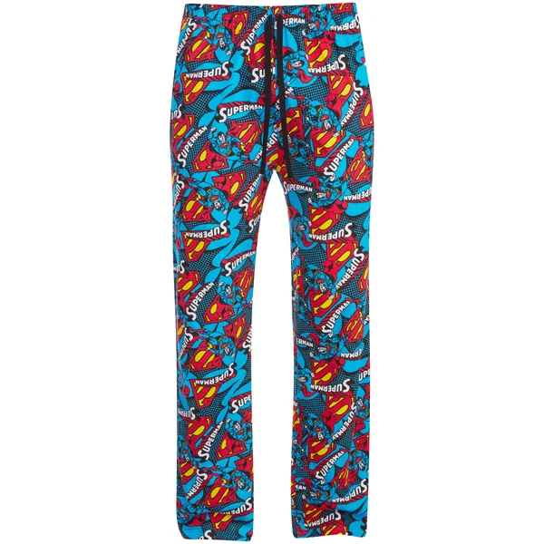 DC Comics Men's Superman Lounge Pants - Blue