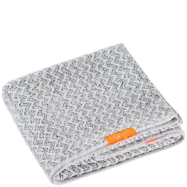 Aquis Hair Towel Lisse Luxe Chevron