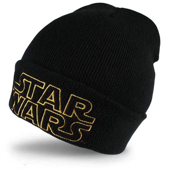 Star Wars Men's Retro Logo Beanie - Black