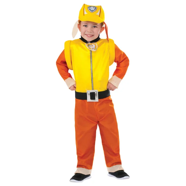 Paw Patrol Boys' Rubble Fancy Dress Costume