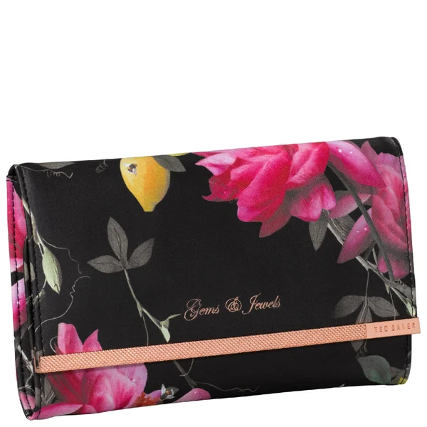 Ted Baker Black Jewellery Roll - Citrus Bloom Range