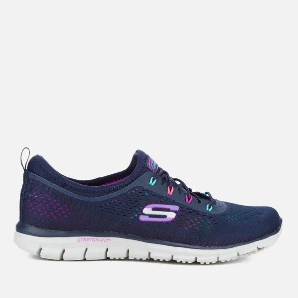 Skechers Women's Glider Harmony Slip On Trainers - Navy/Multi