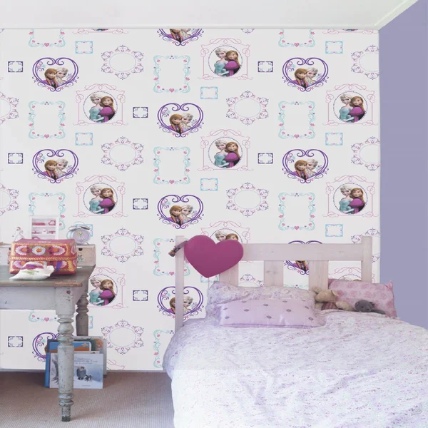 Disney Frozen Elsa & Anna Frames Wallpaper