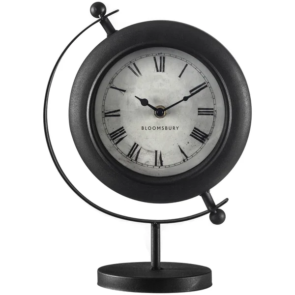 Mantle Clock - Antique Black Metal