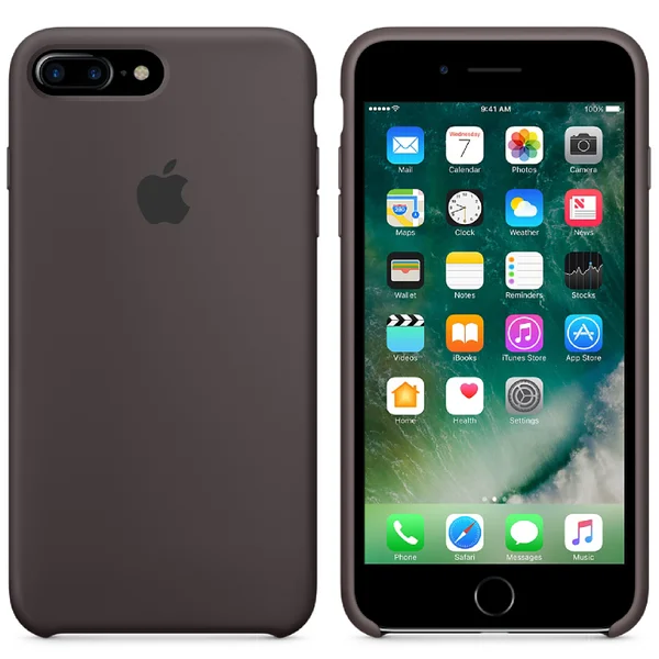 Apple iPhone 7 Plus Silicone Case - Cocoa