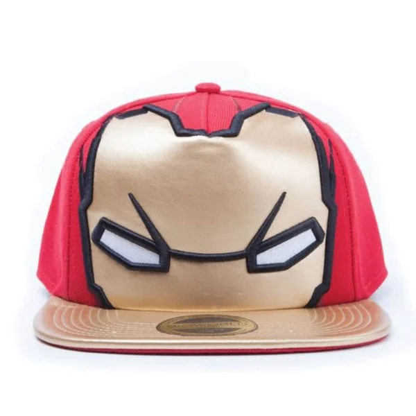 Marvel Captain America: Civil War Iron Man Big Face Snapback Cap
