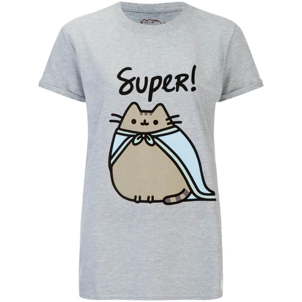 Pusheen Women's Super T-Shirt - Grey