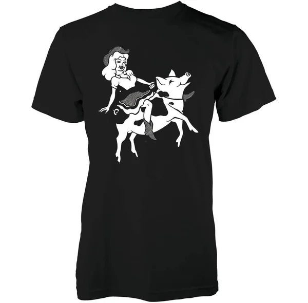 Abandon Ship BRO-BQ Cook Out Heren T-shirt - Zwart