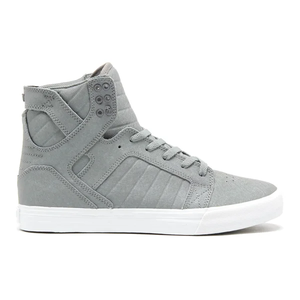 Supra Men's Skytop High Top Trainers - Grey Fiberglass/White