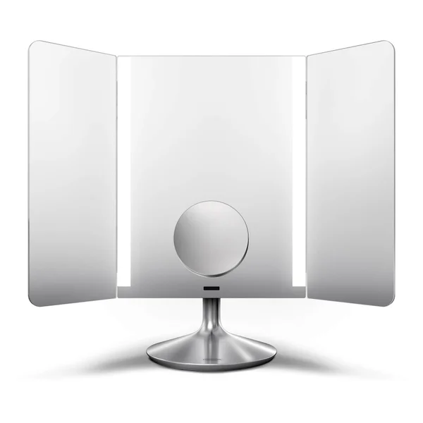 simplehuman Wide-View Rechargeable App-Enabled Stainless Steel Sensor Mirror