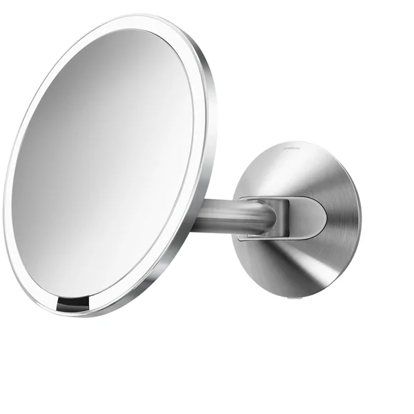 simplehuman Wall Mount Stainless Steel Hard-Wired Sensor Mirror 20cm
