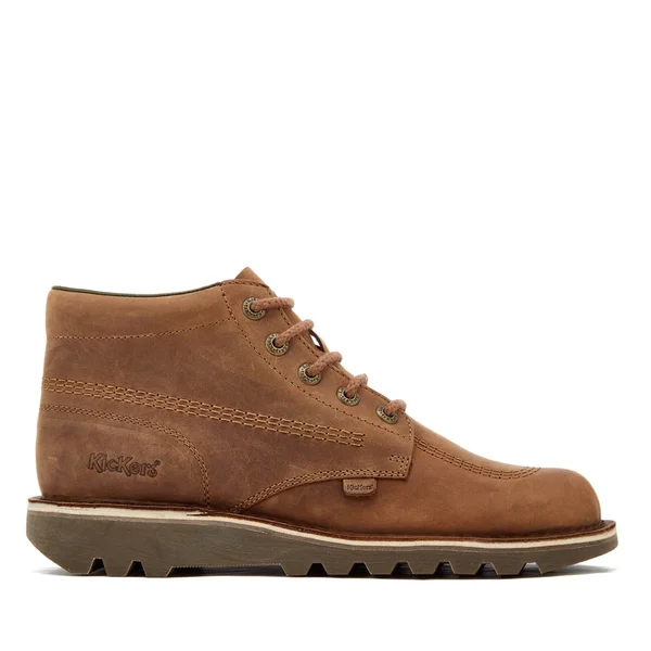 Kickers Men's Kick Hi Leather Boots - Brown