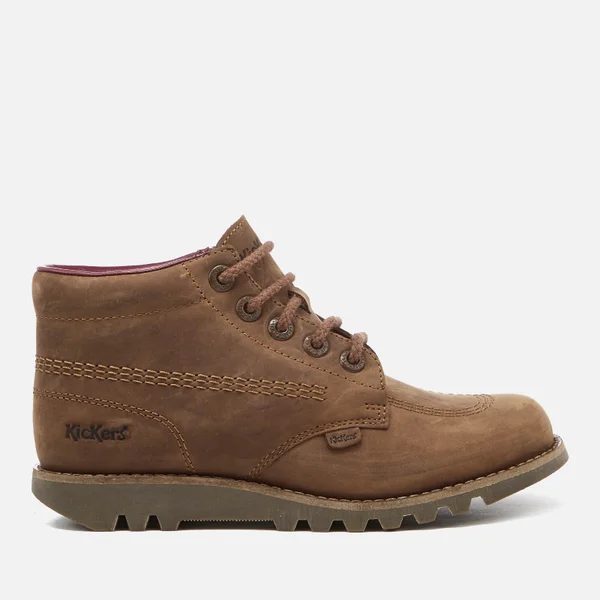 Kickers Women's Kick Hi C Leather Boots - Brown