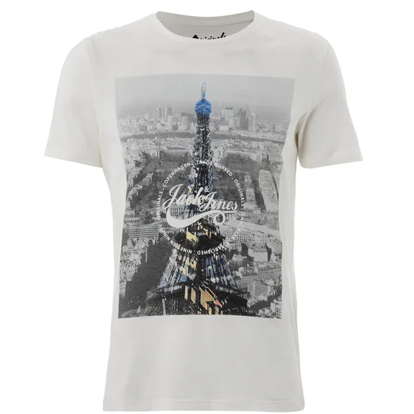 Jack & Jones Originals Men's Arco T-Shirt - Cloud Dancer