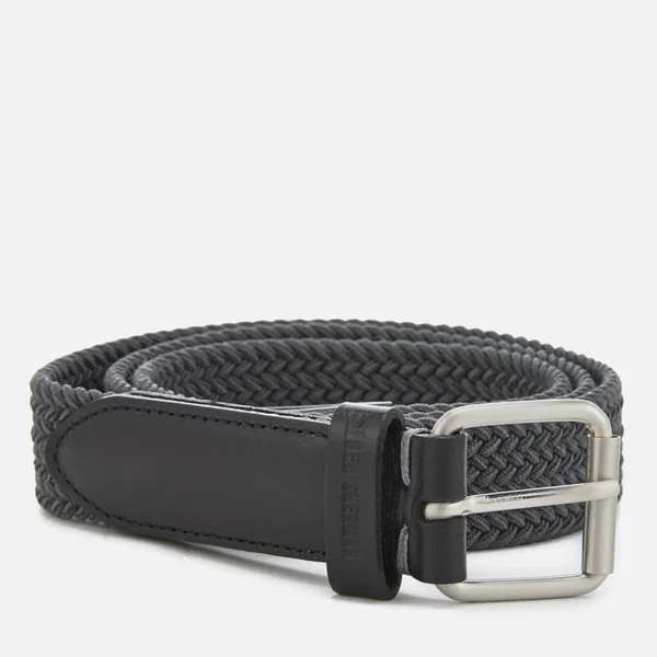 Ben Sherman Men's Barbican Plaited Belt - Grey