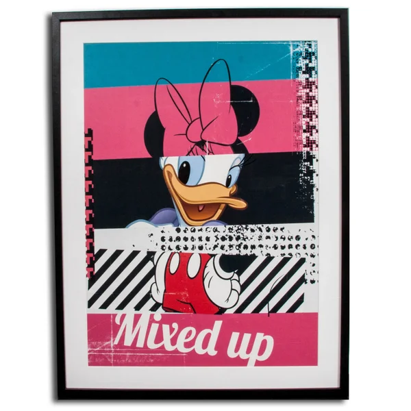 Disney Girls Mix Up Gallery Framed Printed Wall Art