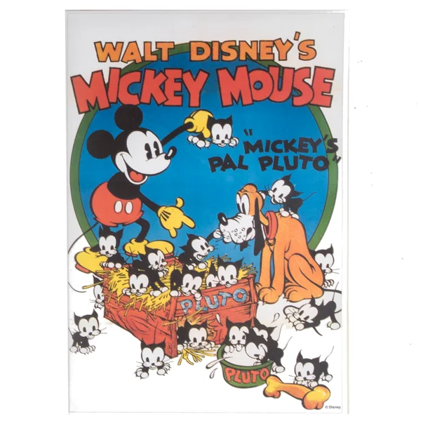 Disney Mickey's Pal Pluto Printed Canvas Wall Art