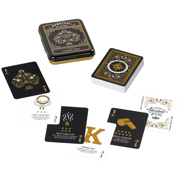 Gentlemen's Hardware Survival Playing Cards in Tin