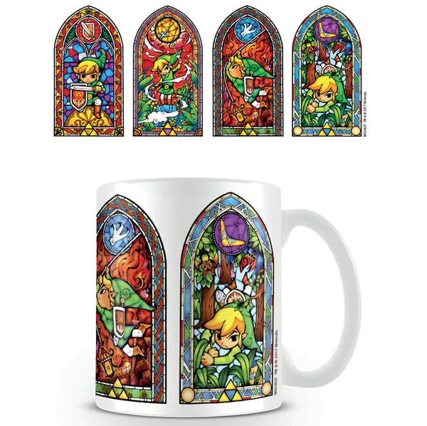 The Legend of Zelda Coffee Mug (Stained Glass)
