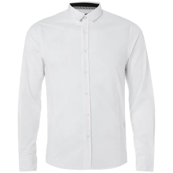 Brave Soul Men's Tudor Shirt - White
