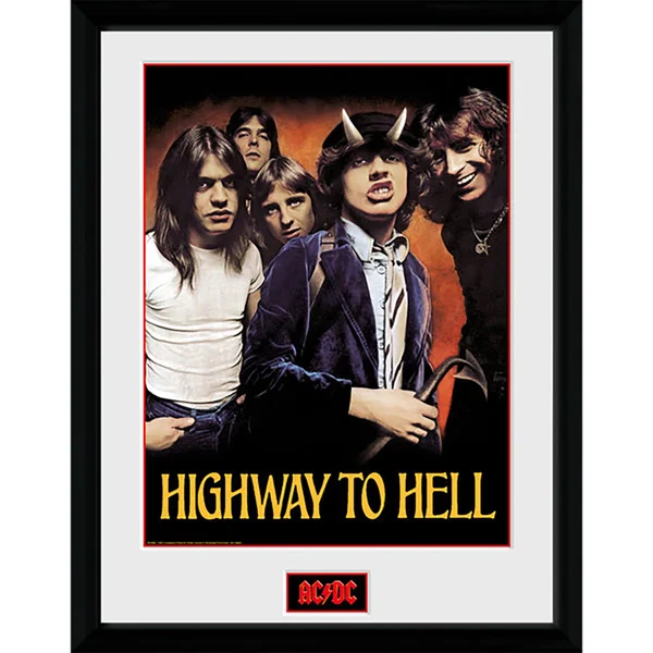 AC/DC Highway To Hell - 16 x 12 Inches Framed Photograph