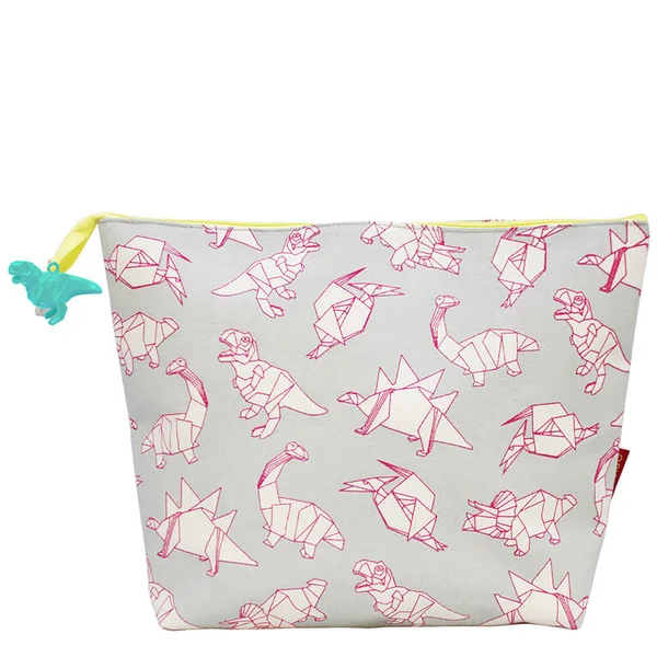 Origami Dinosaur Wash Bag