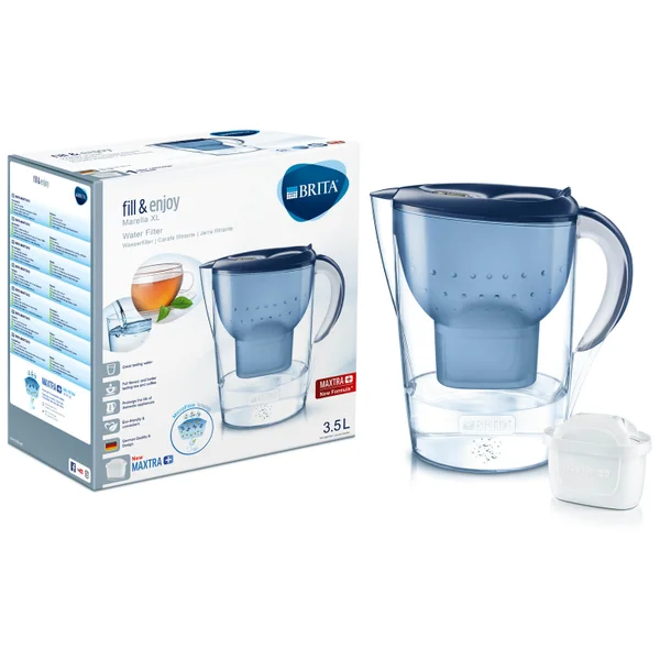BRITA Maxtra+ Marella XL Cool Water Filter Jug - Blue