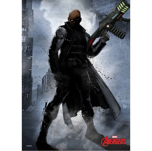 Marvel Comics Metal Poster - Dark Nick Fury (32 x 45cm)
