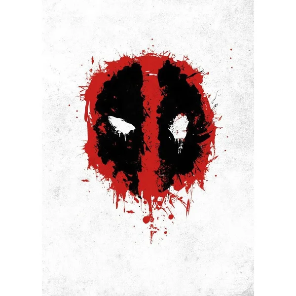 Marvel Comics Metal Poster - Deadpool Spray Tag (32 x 45cm)