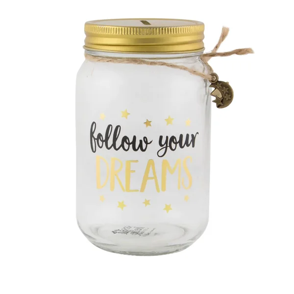Sass & Belle Follow Your Dreams Jar Money Box