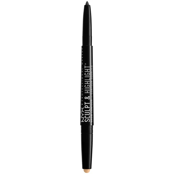 NYX Professional Makeup Sculpt & Highlight Brow Contour - Black/Golden Peach