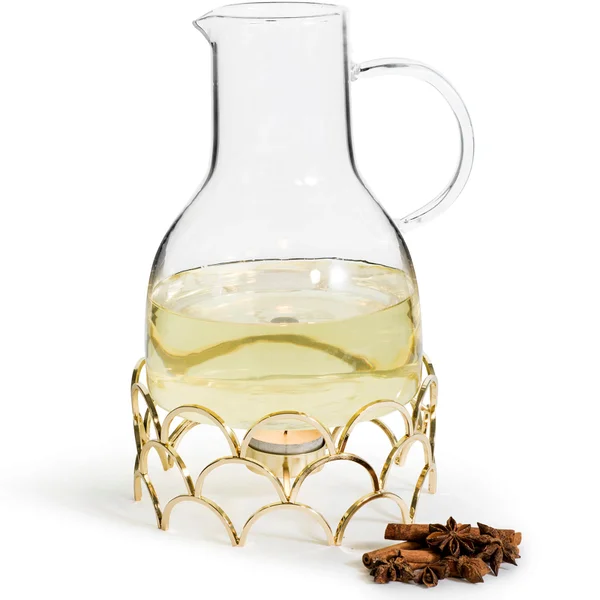 Sagaform Mulled Wine Jug with Gold Warmer (1.2L)