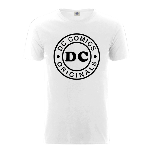 DC Comics Originals Logo White T-Shirt