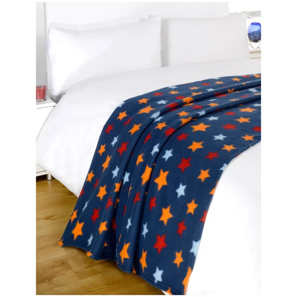 Dreamscene Star Soft Fleece Throw (120 x 150cm)