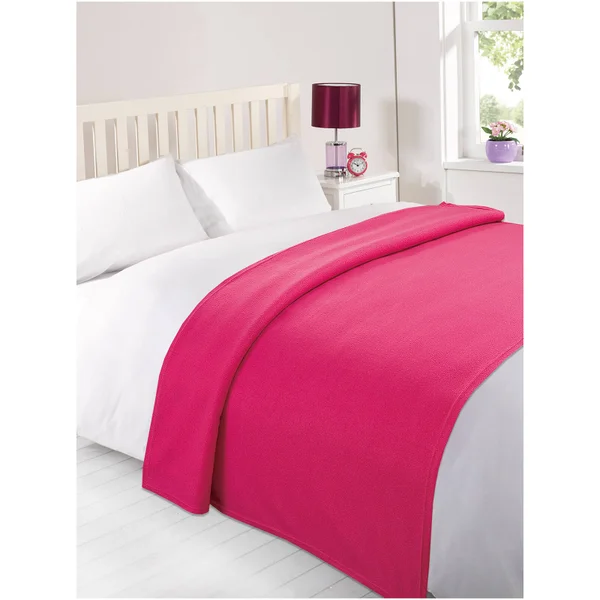 Dreamscene Soft Fleece Throw (120 x 150cm) - Pink