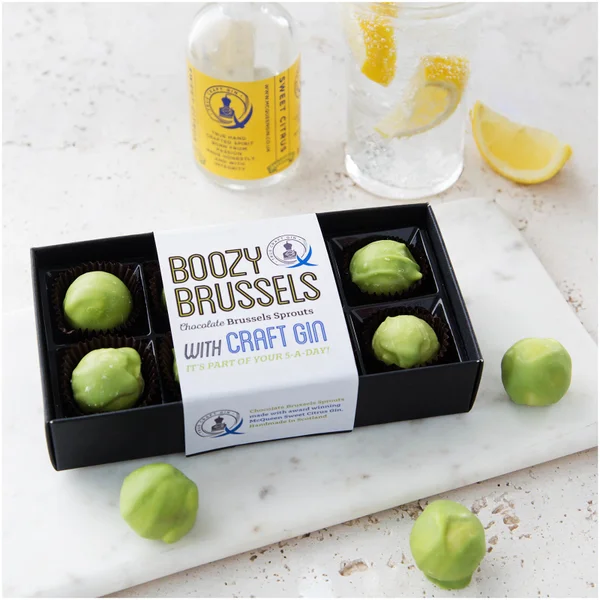 Chocolats Choux de Bruxelles - Version Gin