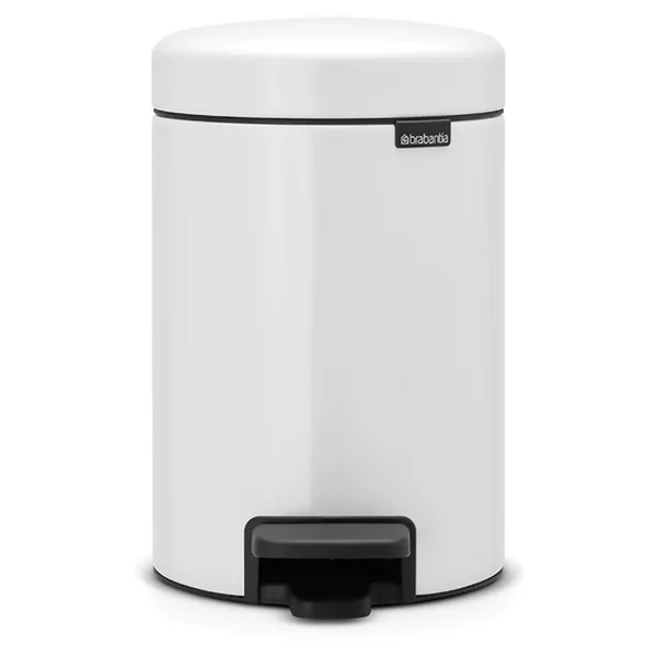 Brabantia New Icon 3 Litre Pedal Bin - White
